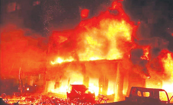 ২০১৮ সালে ১৯৬৪২ টি অগ্নিকান্ডে ক্ষতি ৩৮৬ কোটি টাকা